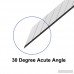 Gebildet 1 pièce Cutter de 9 mm Lames sécables en Angle 30° + 10 pièces Snap Off Lames de Rechange Cutter de Precision B073PYQKQD